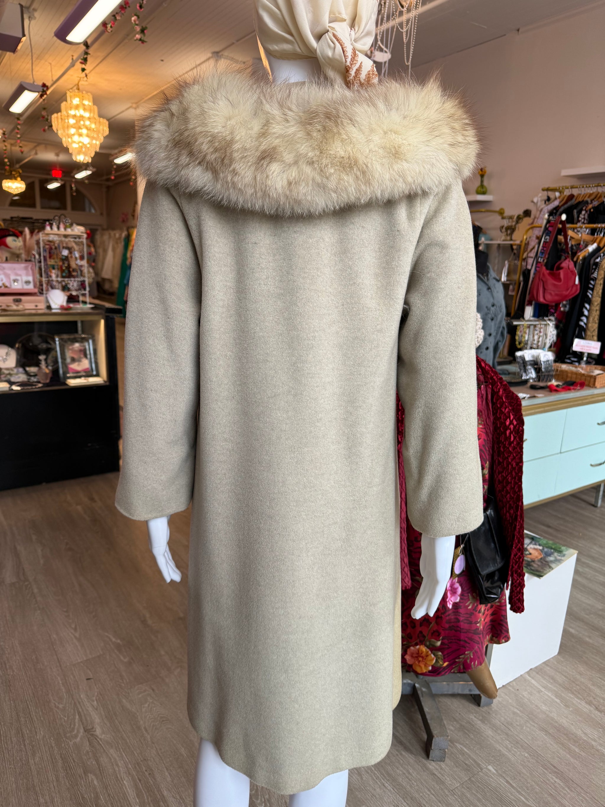 ジャケット・アウター mare TraditionalCorduroyCollarAline Coat Amalgamated Clothing Workers Of America Vintage 1960's Men's