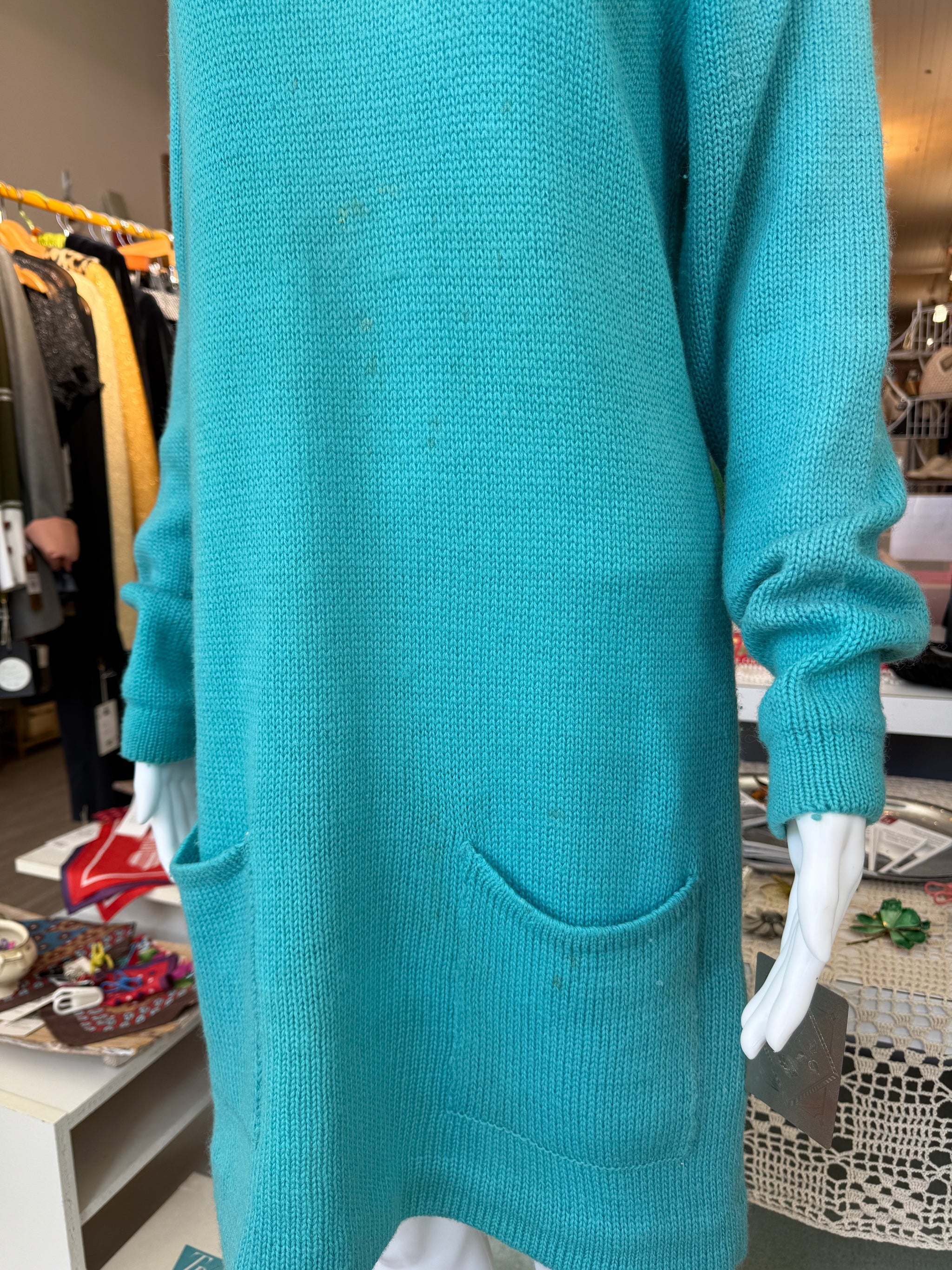 Ocean Blue Knit Sweater Dress Ocean Blue Knit Sweater Dress