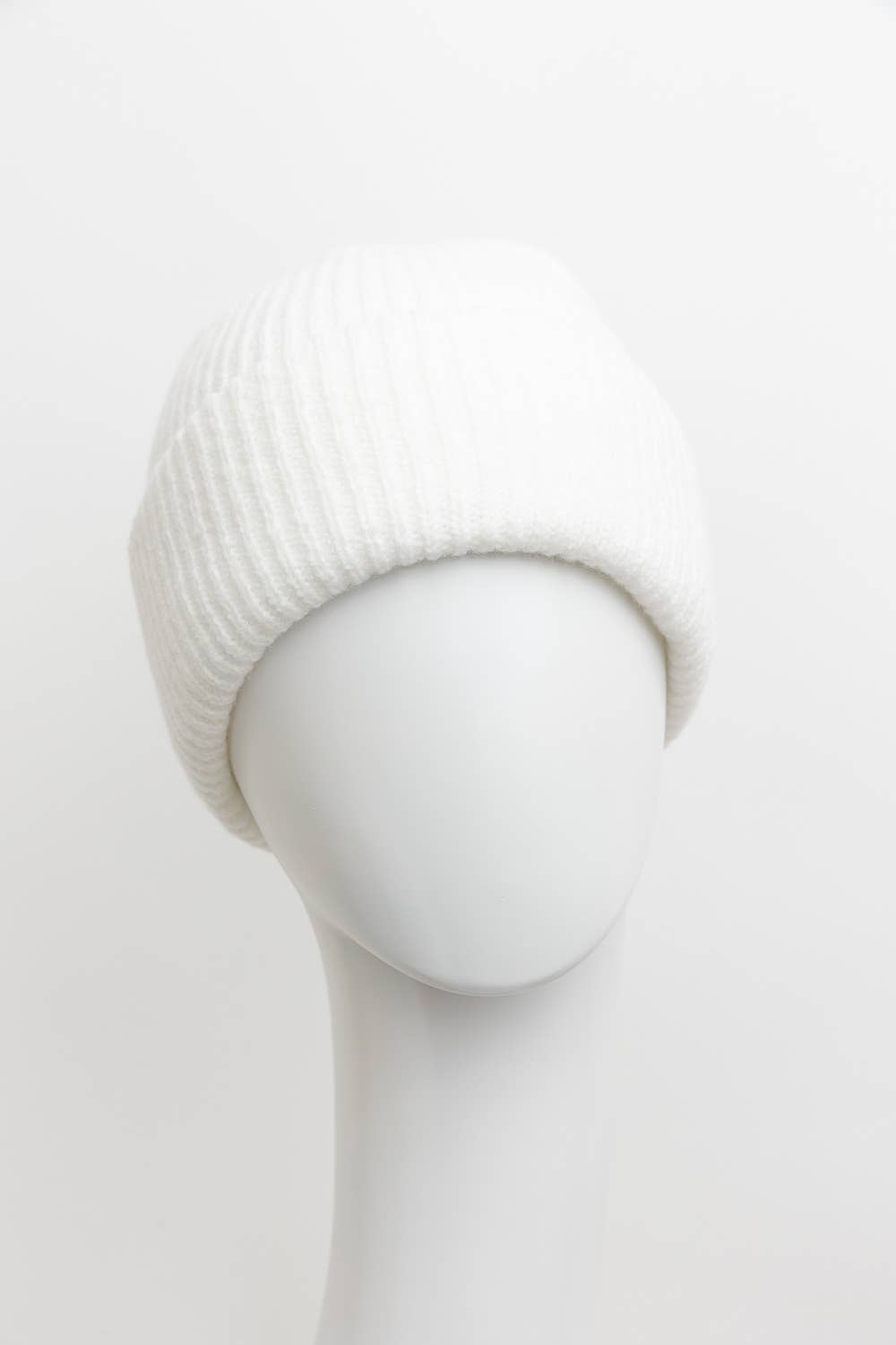 Snowy Ivory Eco-Friendly Knit Beanie🤍♻️🤍